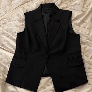 The Limited Black Tailored Long Vest